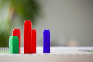 Child struggling to recognize numbers and solve math problems