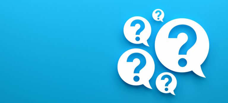 Speech bubbles with question marks, asking whether a struggling child can’t or won’t
